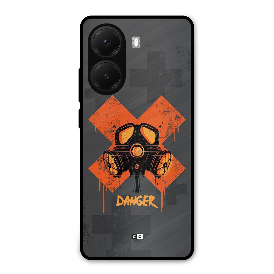Danger Mask Metal Back Case for Poco X7 Pro