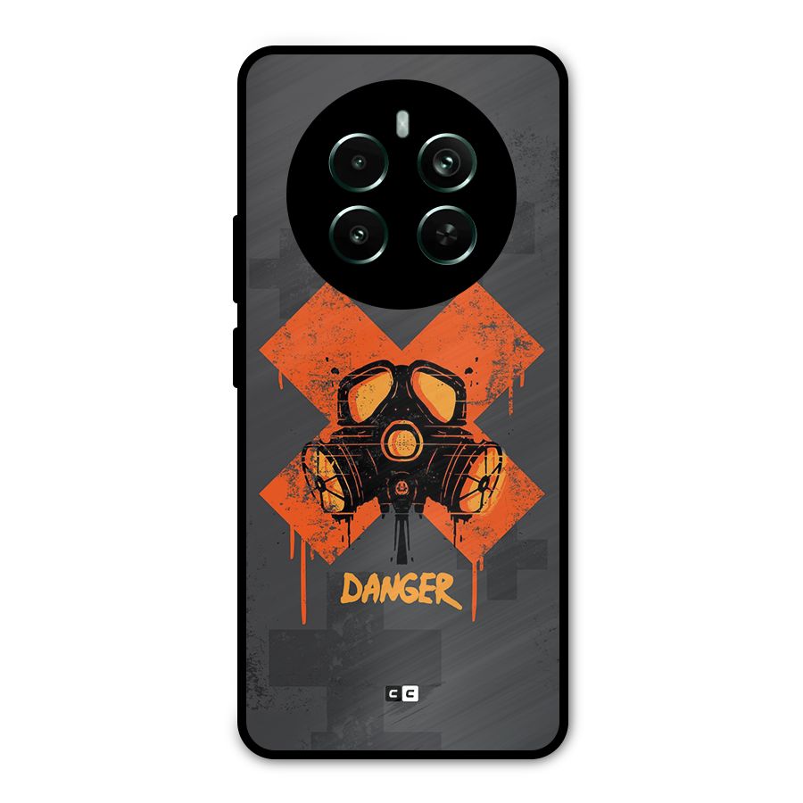 Danger Mask Metal Back Case for Realme 12 Pro Plus