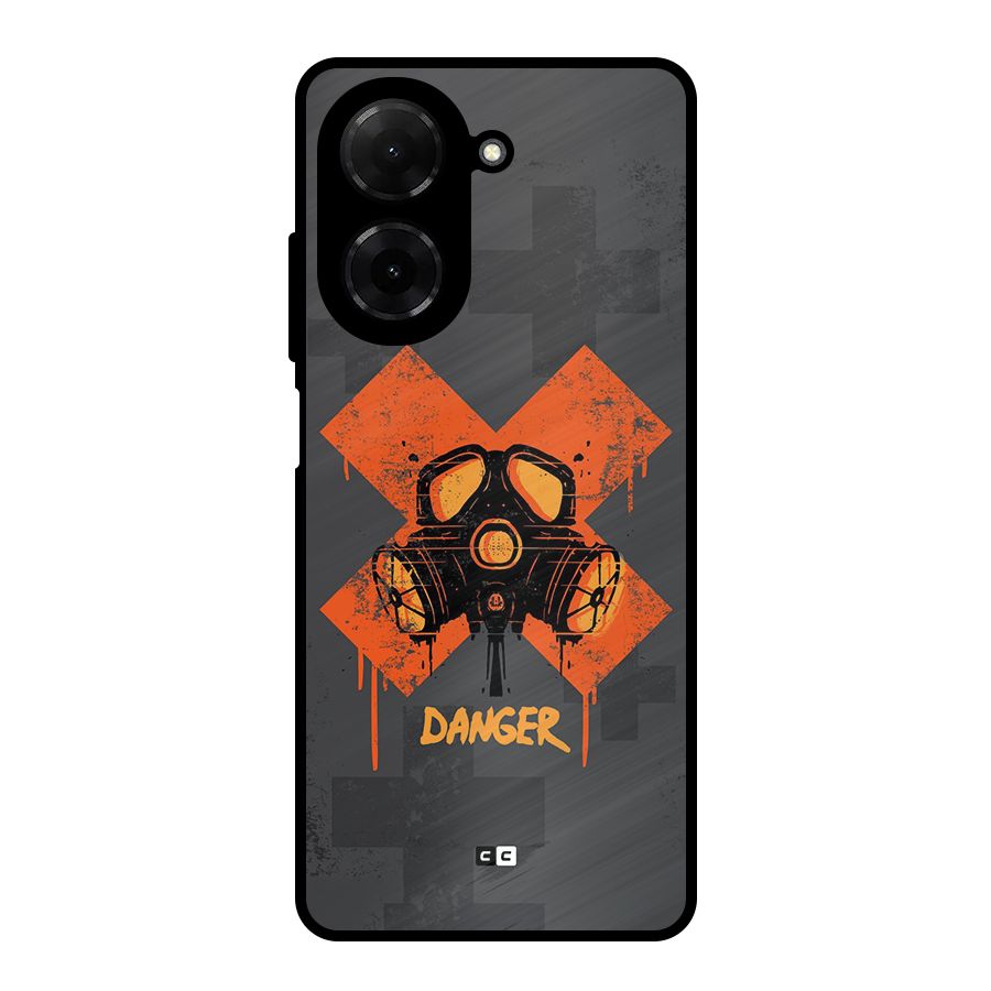Danger Mask Metal Back Case for Redmi A5 4G