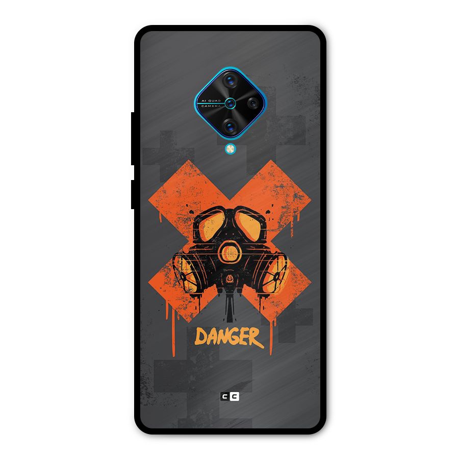 Danger Mask Metal Back Case for Vivo S1 Pro