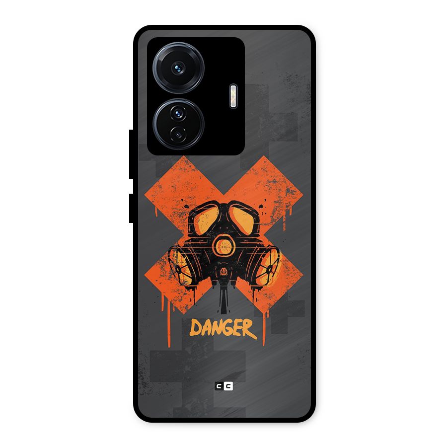 Danger Mask Metal Back Case for Vivo T1 Pro