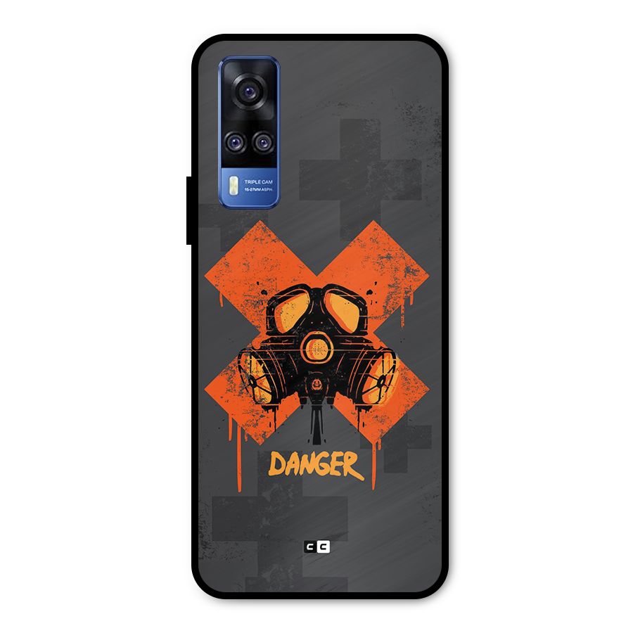 Danger Mask Metal Back Case for Vivo Y31