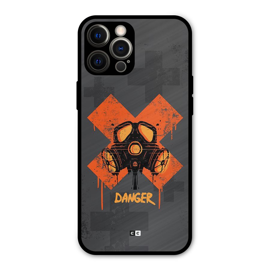 Danger Mask Metal Back Case for iPhone 12 Pro Max