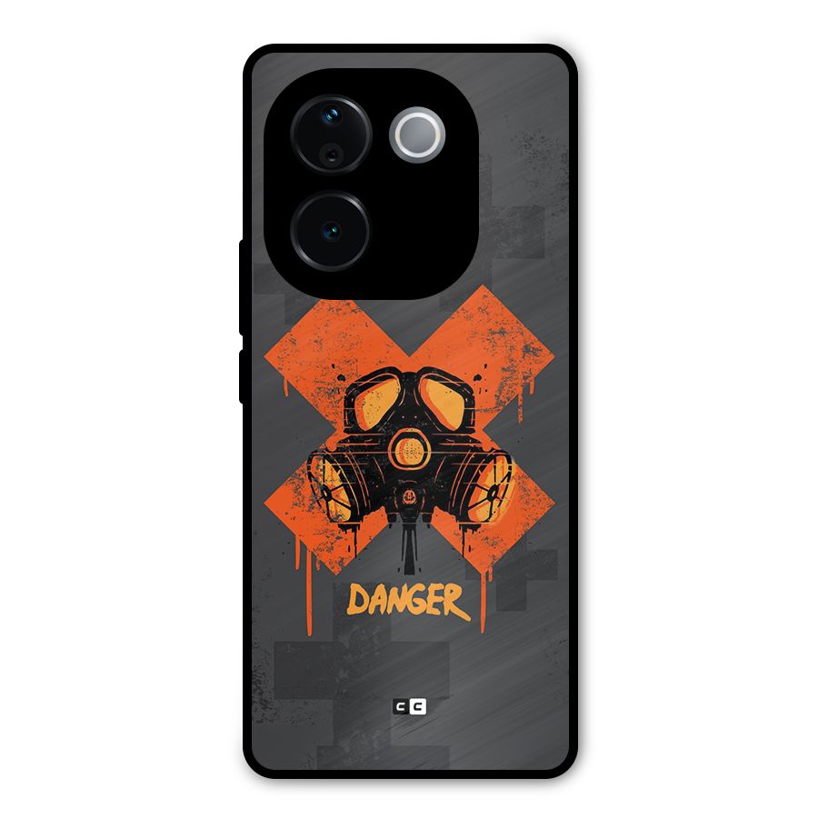 Danger Mask Metal Back Case for iQOO Z9s Pro