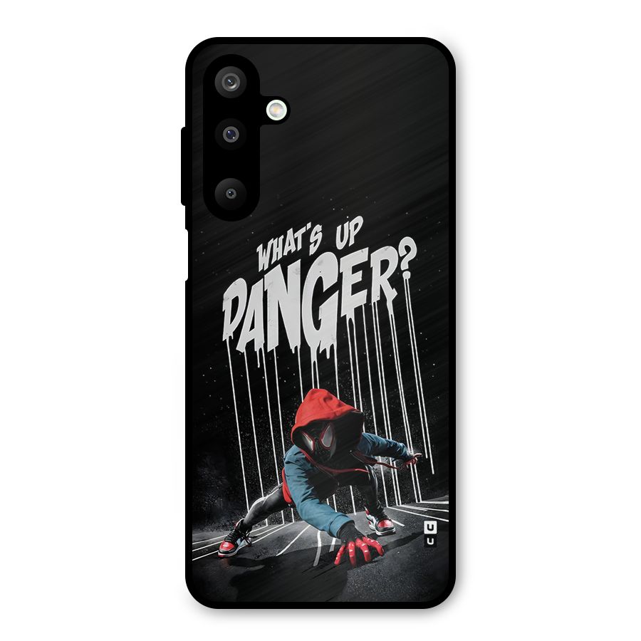 Danger Up Metal Back Case for Galaxy M16