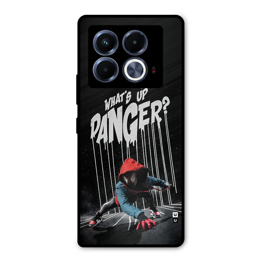 Danger Up Metal Back Case for Infinix Note 40 5G