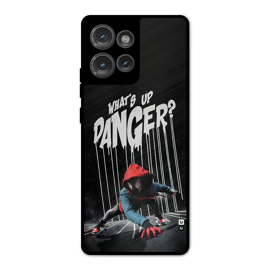 Danger Up Metal Back Case for Motorola Edge 50