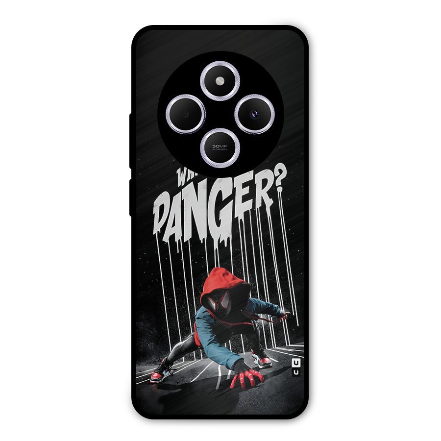 Danger Up Metal Back Case for Poco C75 5G