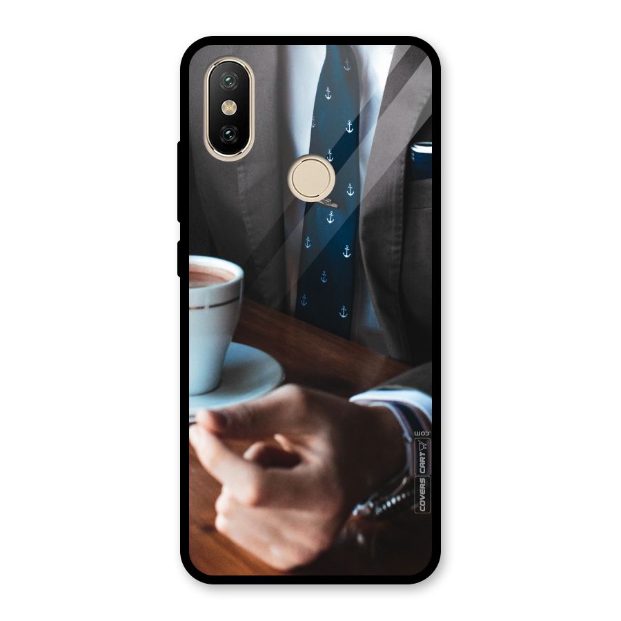 Dapper Suit Glass Back Case for Redmi A2