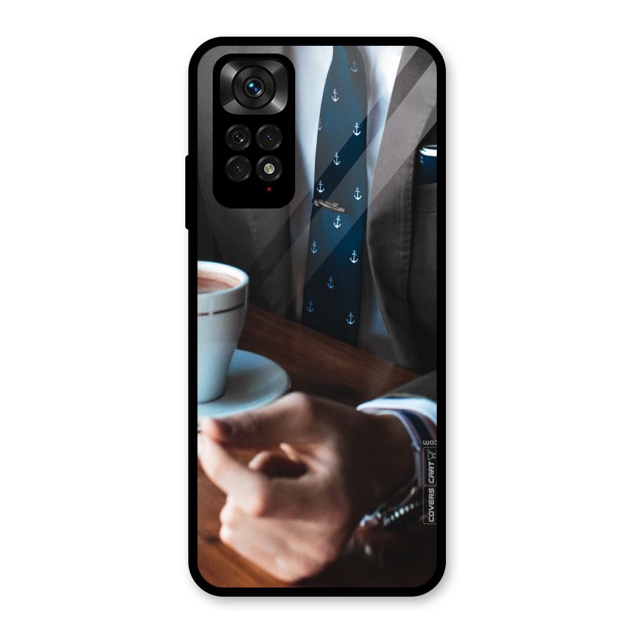 Dapper Suit Glass Back Case for Redmi Note 11S