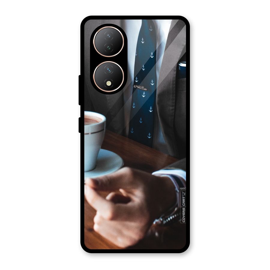 Dapper Suit Glass Back Case for Vivo Y100A