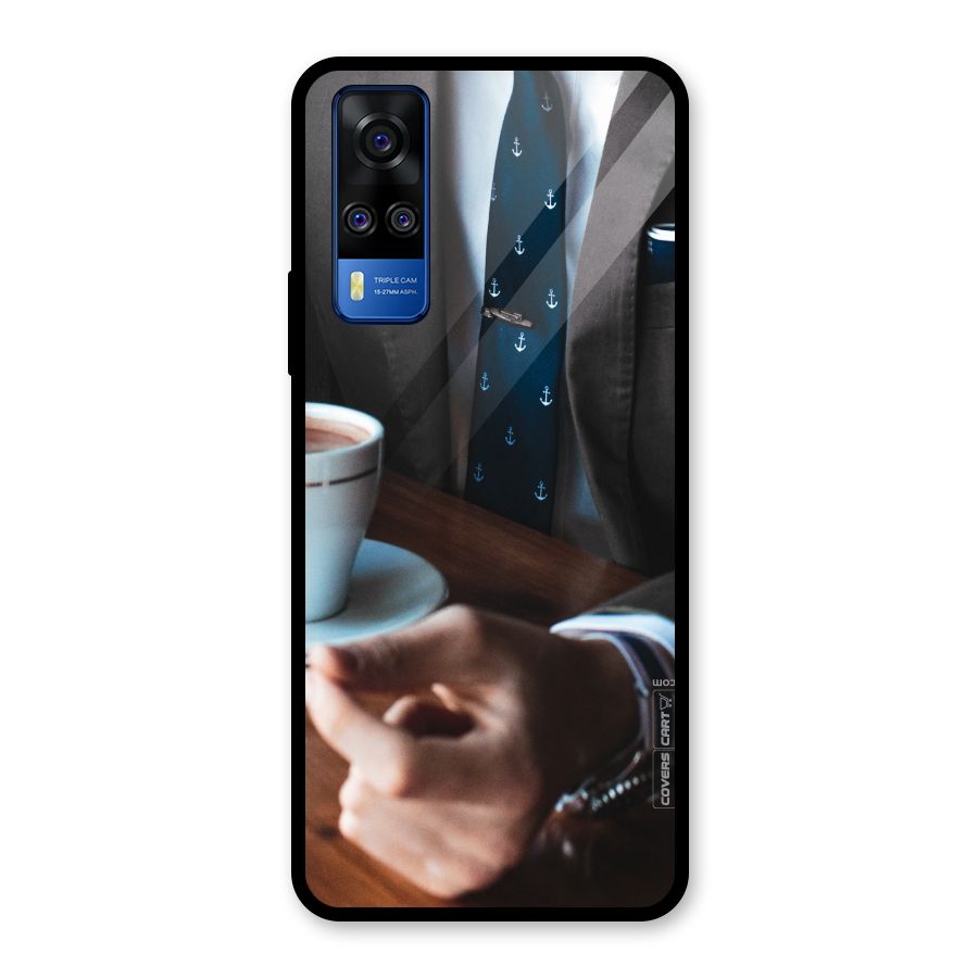 Dapper Suit Glass Back Case for Vivo Y31