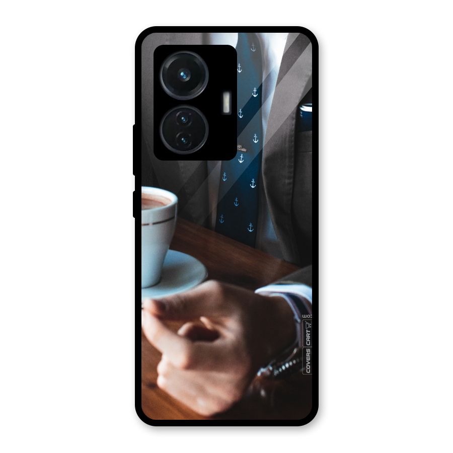 Dapper Suit Glass Back Case for iQOO Z6 44W
