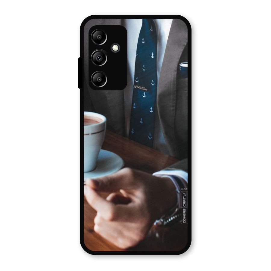 Dapper Suit Metal Back Case for Galaxy A14 5G