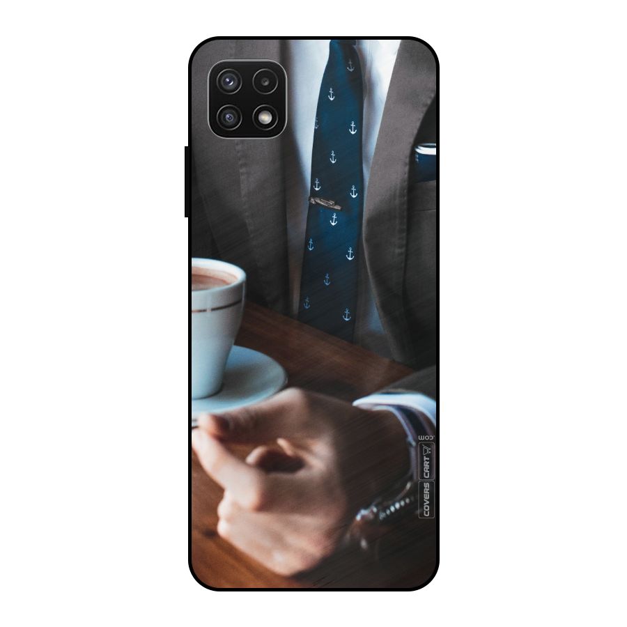 Dapper Suit Metal Back Case for Galaxy A22 5G