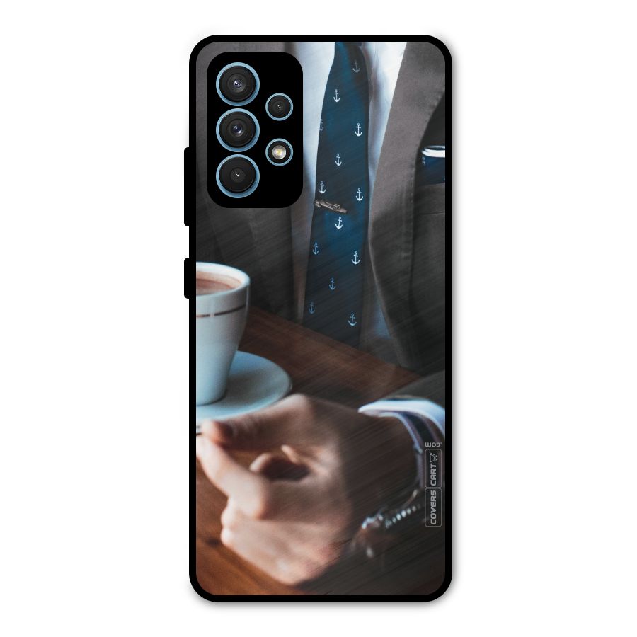 Dapper Suit Metal Back Case for Galaxy A32