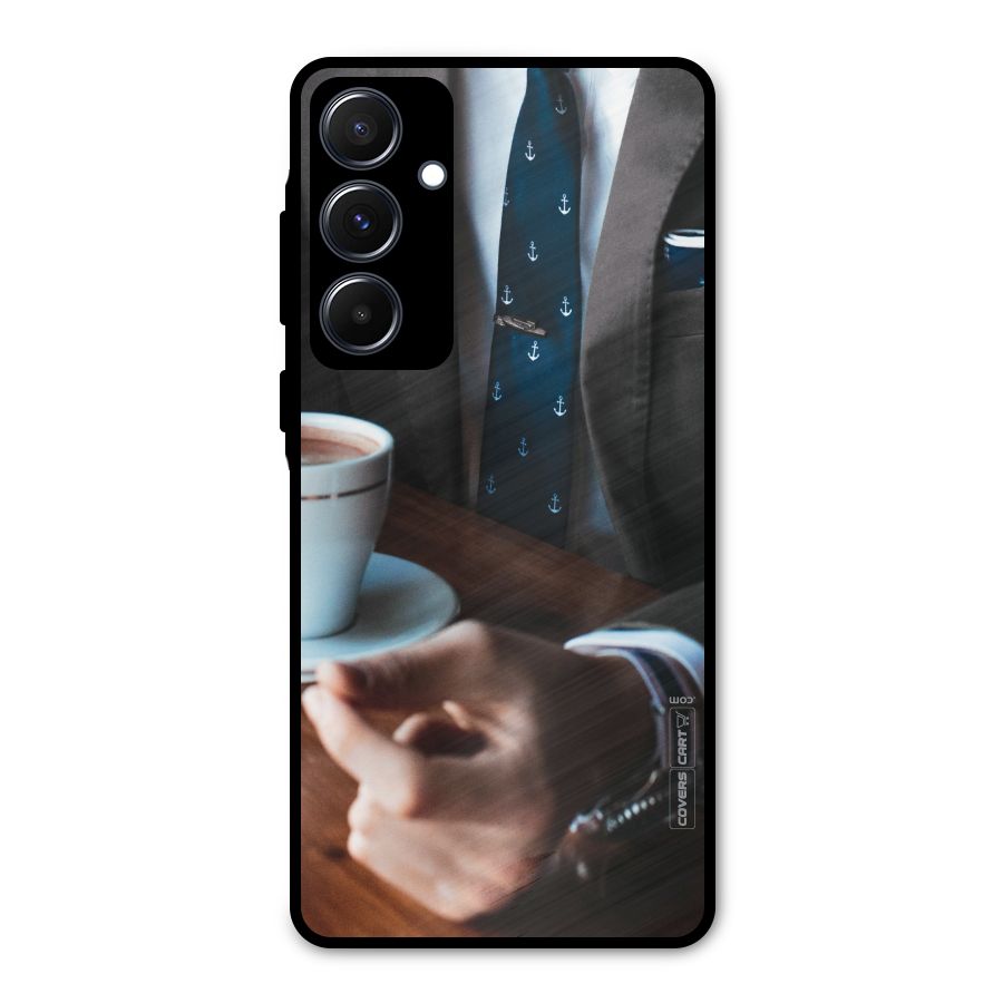 Dapper Suit Metal Back Case for Galaxy A55
