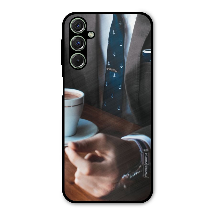 Dapper Suit Metal Back Case for Galaxy F34