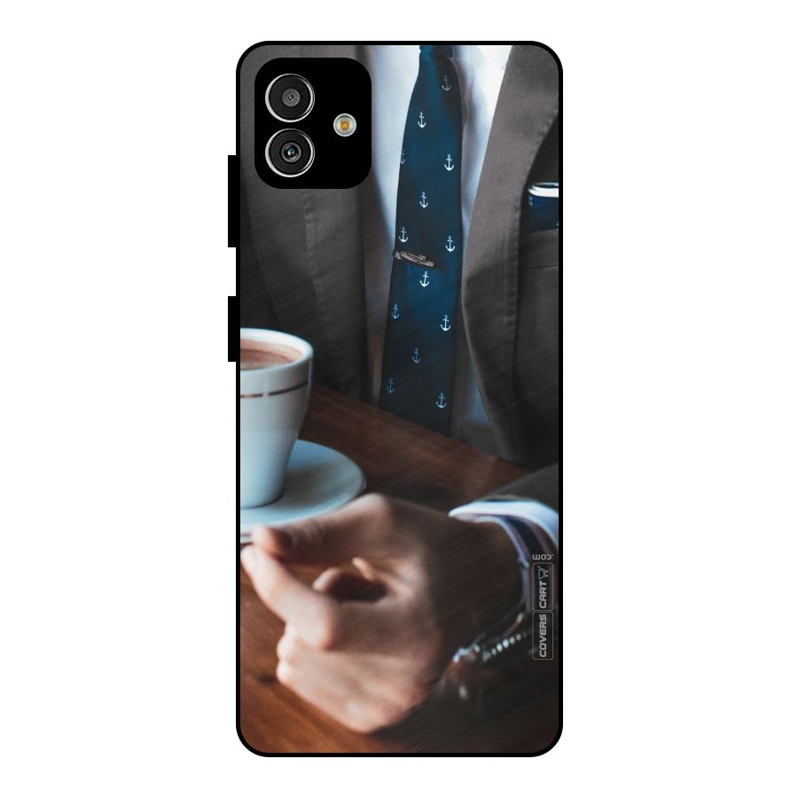 Dapper Suit Metal Back Case for Galaxy M13 5G