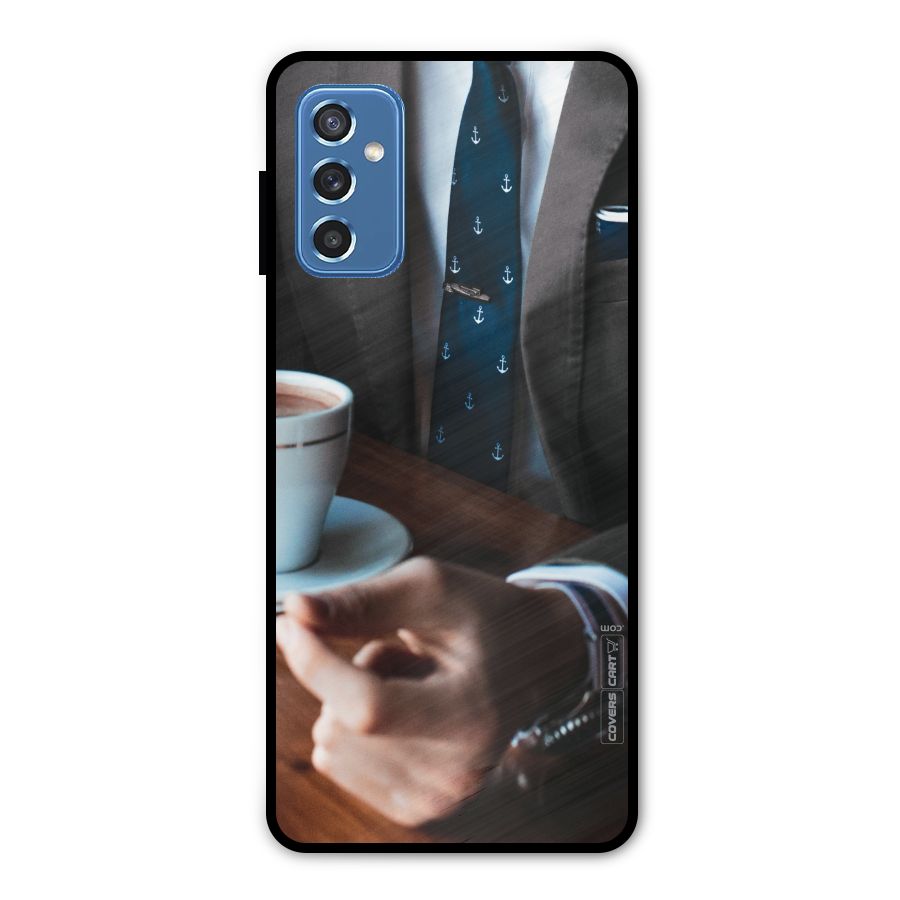 Dapper Suit Metal Back Case for Galaxy M52 5G