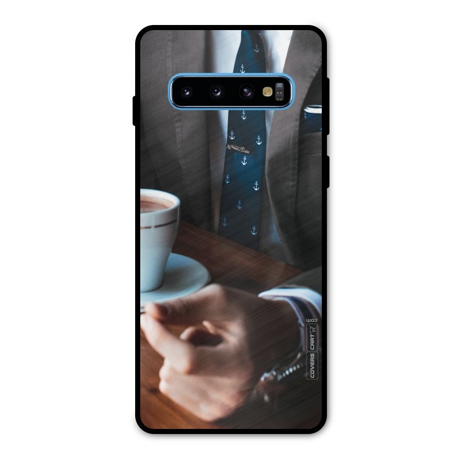 Dapper Suit Metal Back Case for Galaxy S10