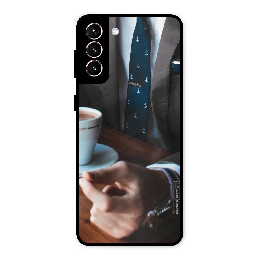 Dapper Suit Metal Back Case for Galaxy S21 Plus