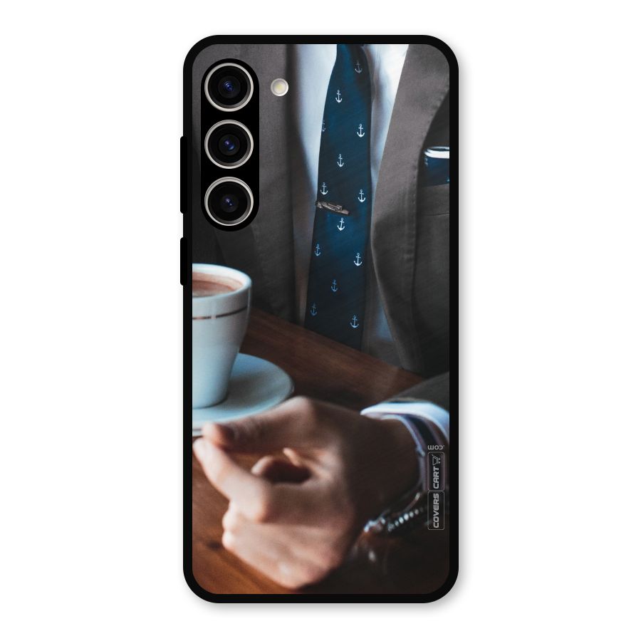 Dapper Suit Metal Back Case for Galaxy S23 Plus