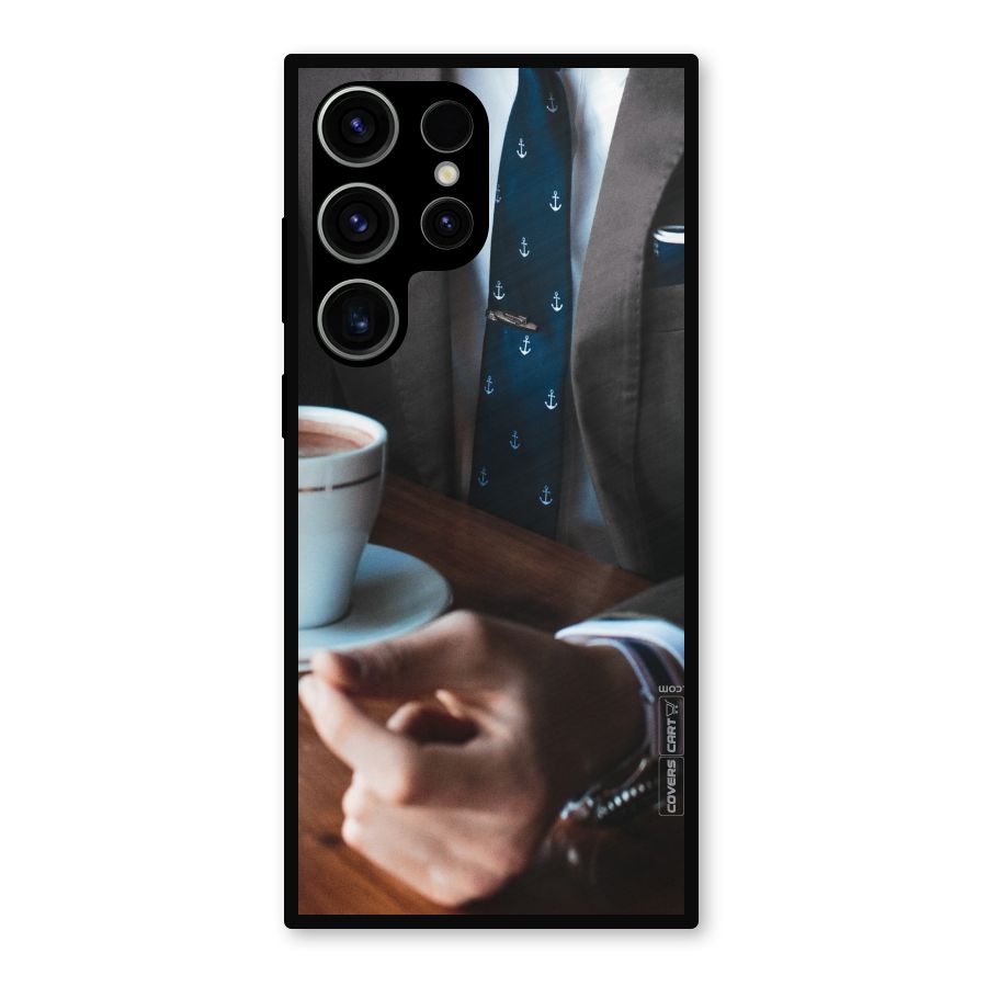 Dapper Suit Metal Back Case for Galaxy S23 Ultra
