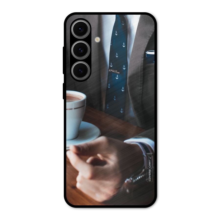 Dapper Suit Metal Back Case for Galaxy S24 FE
