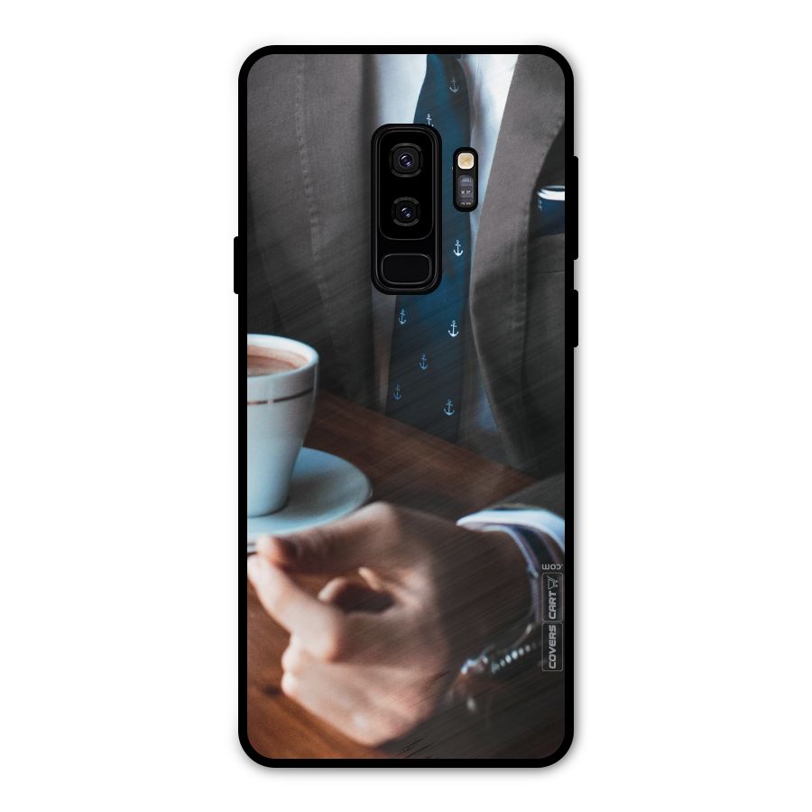 Dapper Suit Metal Back Case for Galaxy S9 Plus