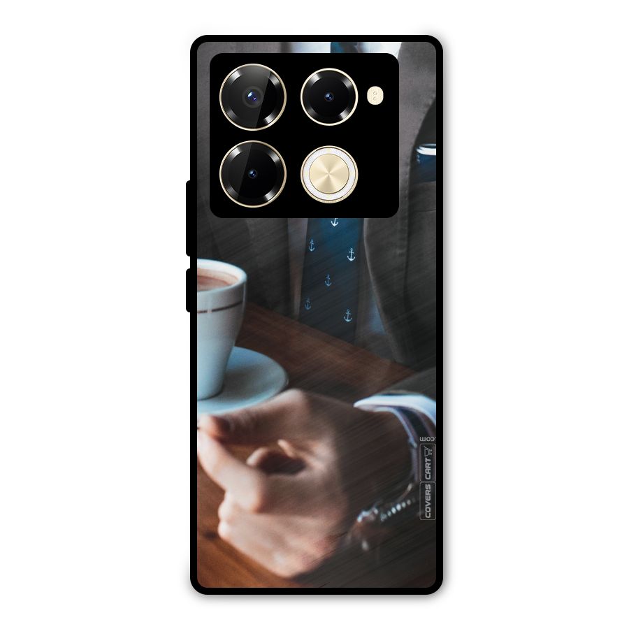Dapper Suit Metal Back Case for Infinix Note 40 Pro Plus