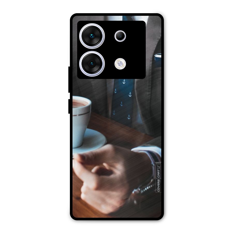 Dapper Suit Metal Back Case for Infinix Zero 30 5G