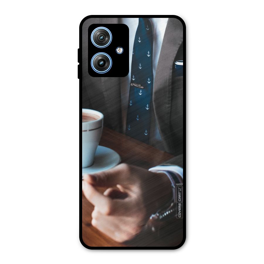 Dapper Suit Metal Back Case for Moto G54