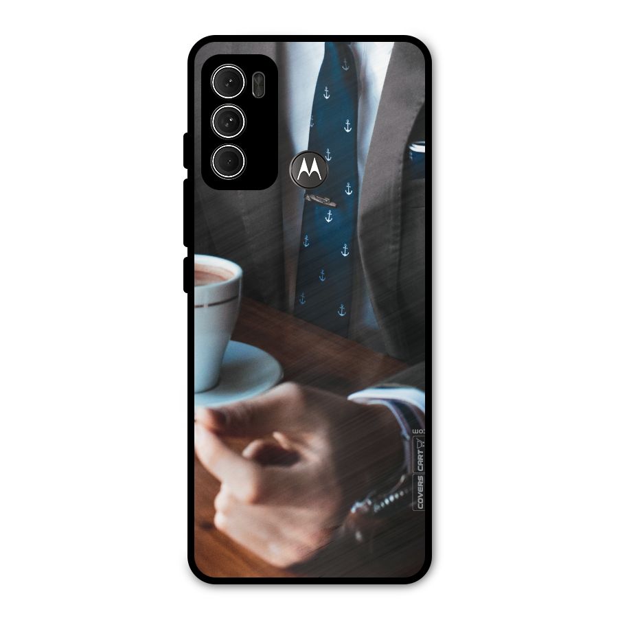 Dapper Suit Metal Back Case for Moto G60