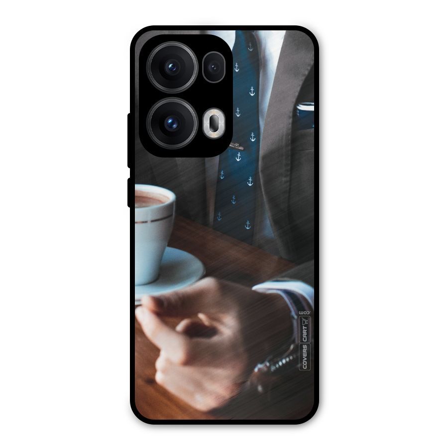 Dapper Suit Metal Back Case for Oppo Reno13 Pro