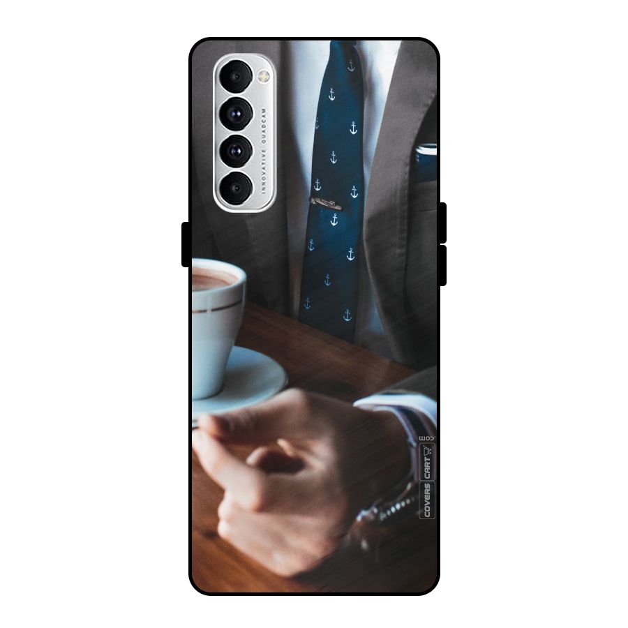 Dapper Suit Metal Back Case for Oppo Reno4 Pro