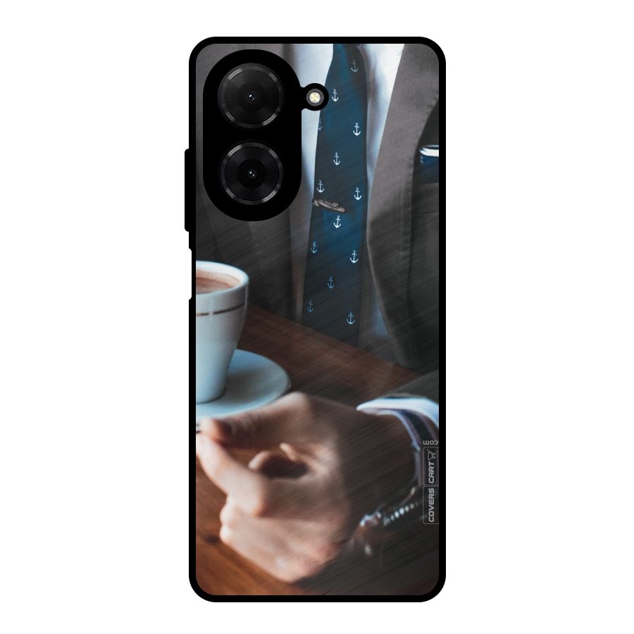Dapper Suit Metal Back Case for Poco C71