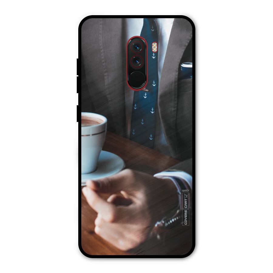 Dapper Suit Metal Back Case for Poco F1