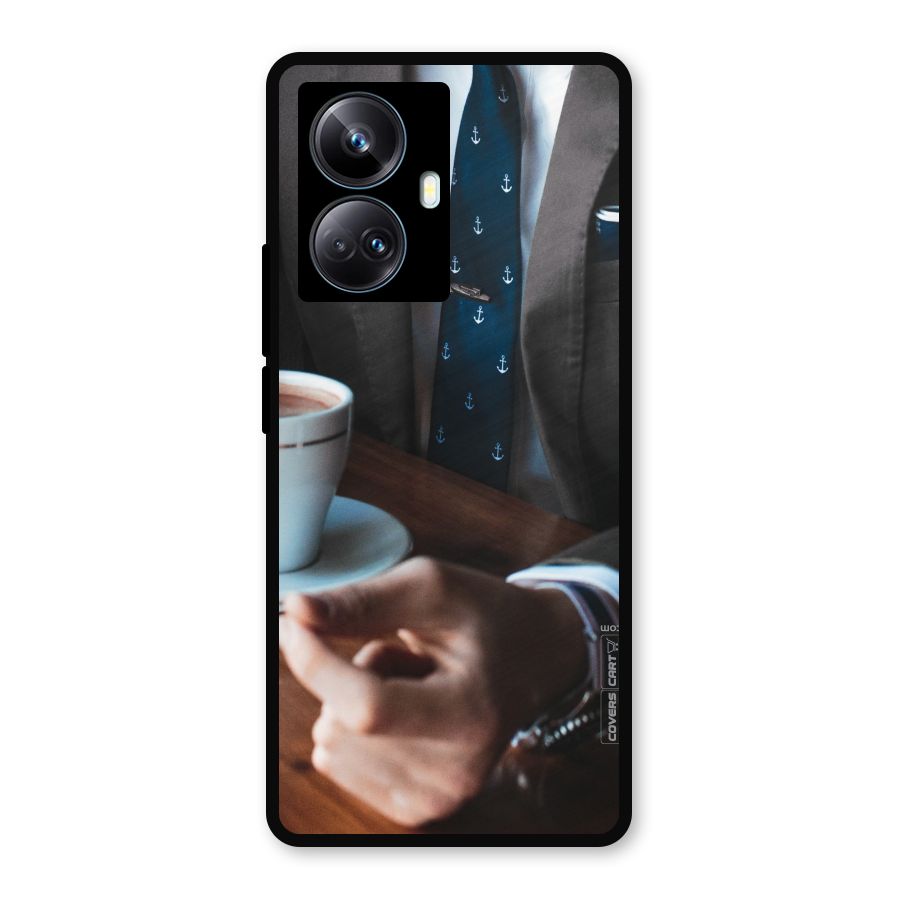 Dapper Suit Metal Back Case for Realme 10 Pro Plus