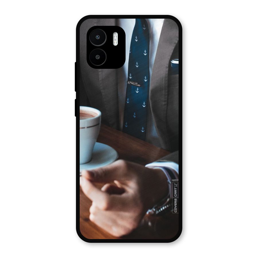 Dapper Suit Metal Back Case for Redmi A2