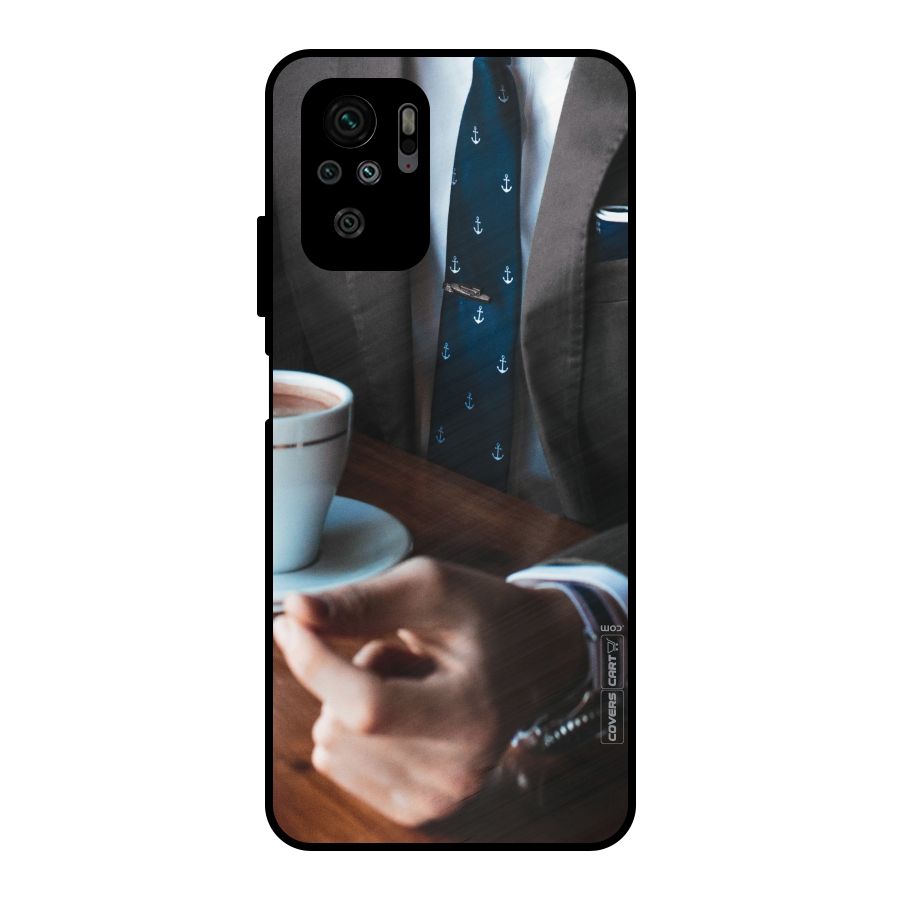 Dapper Suit Metal Back Case for Redmi Note 10S