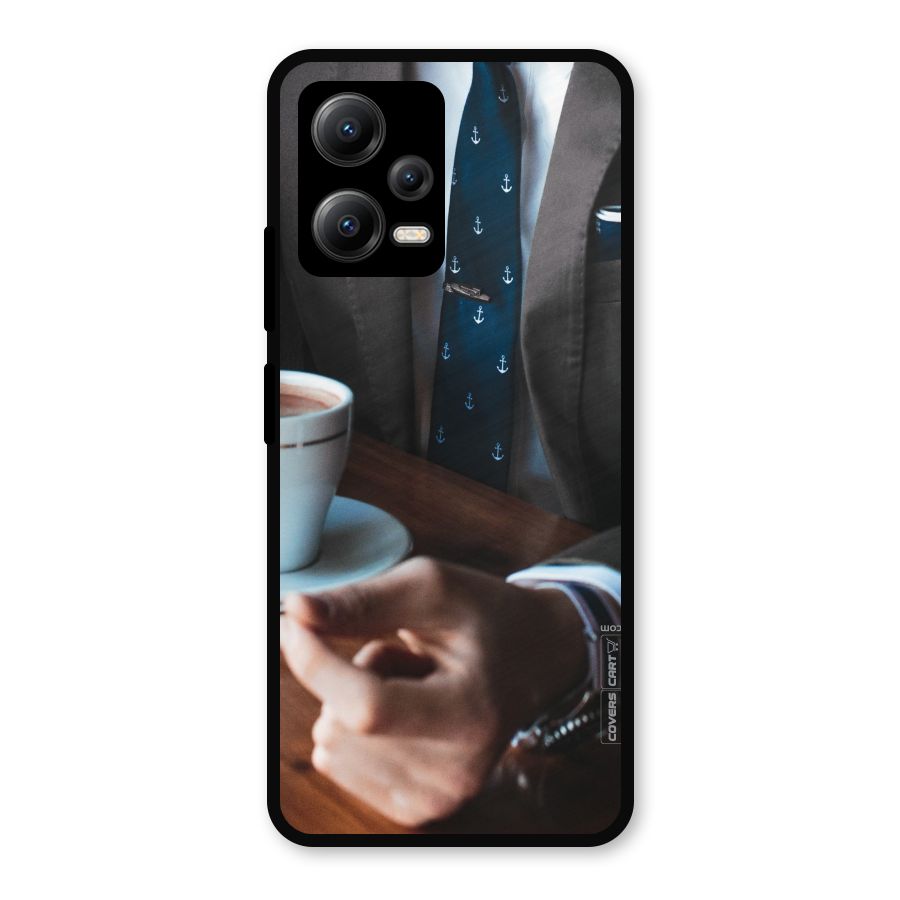 Dapper Suit Metal Back Case for Redmi Note 12 5G