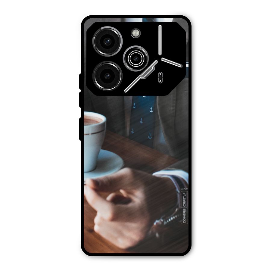 Dapper Suit Metal Back Case for Tecno Pova 6 Pro