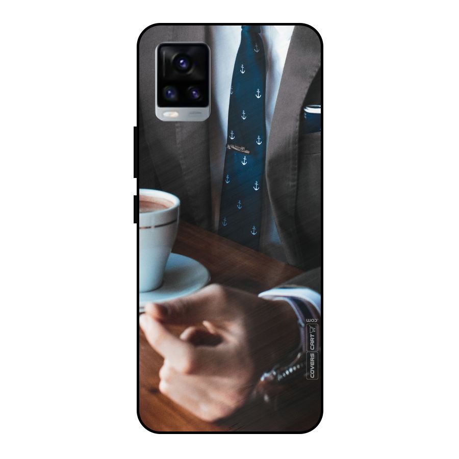 Dapper Suit Metal Back Case for Vivo V20 2021
