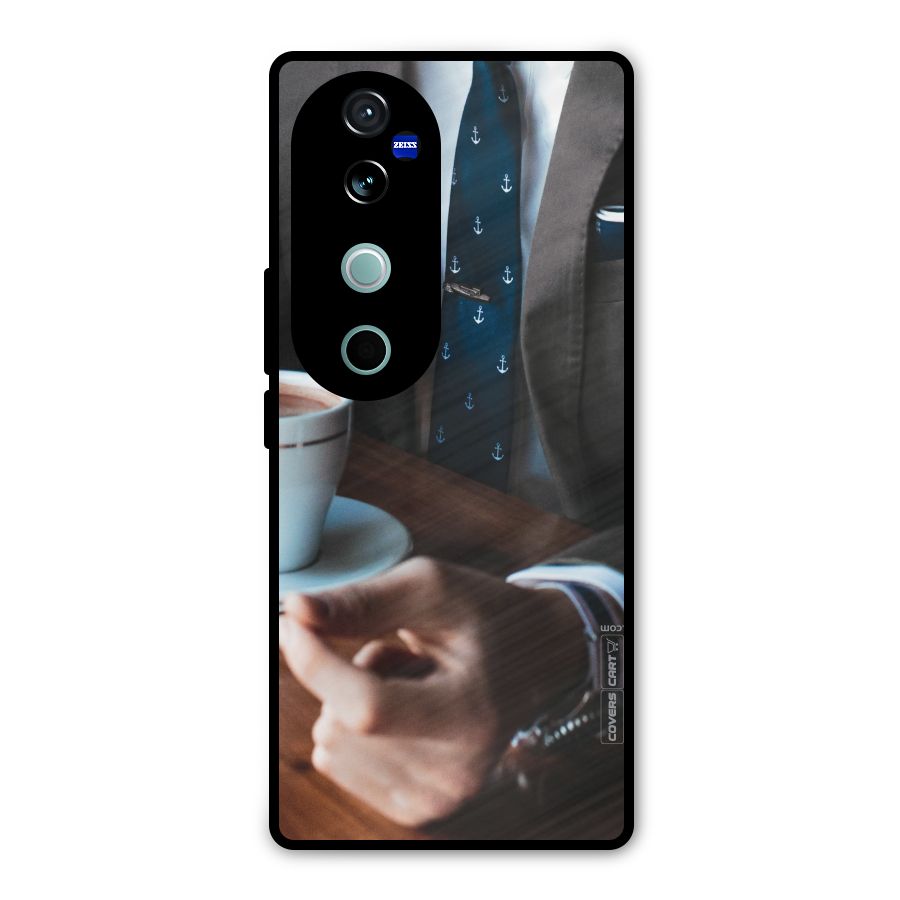 Dapper Suit Metal Back Case for Vivo V40