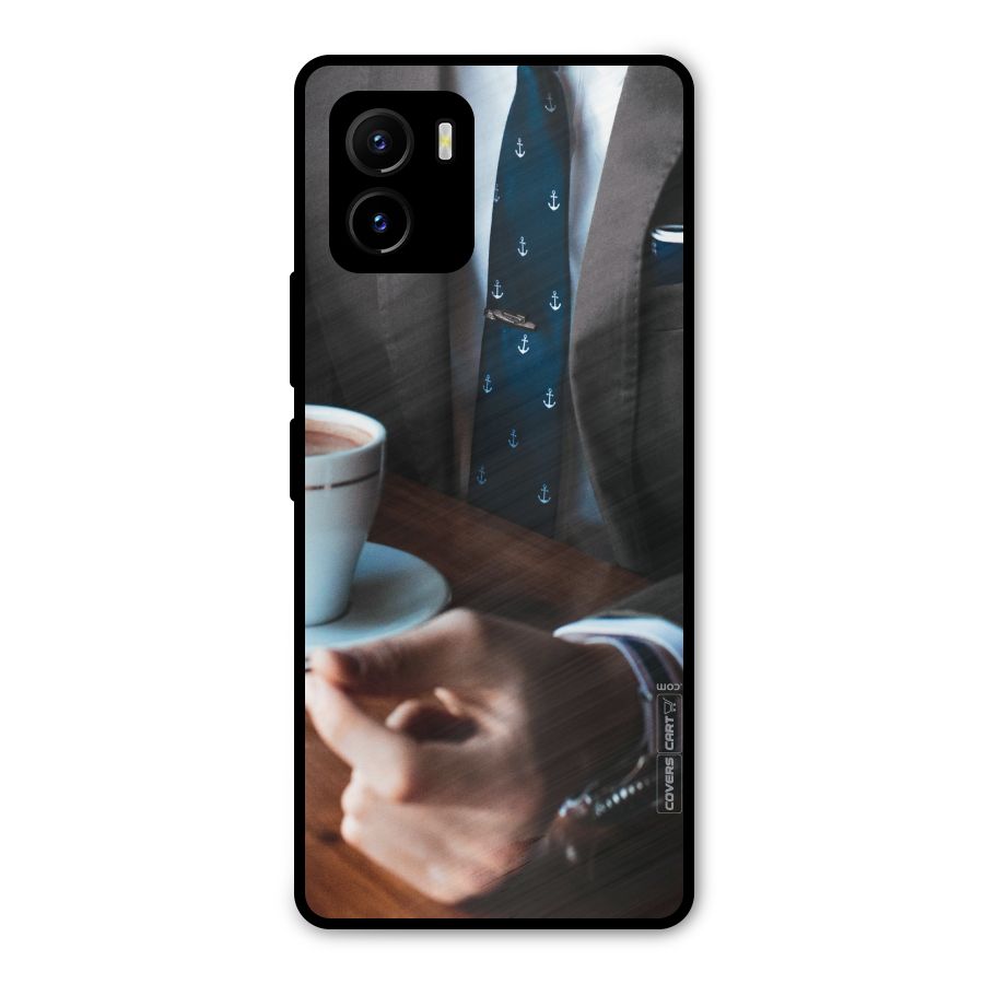 Dapper Suit Metal Back Case for Vivo Y15s