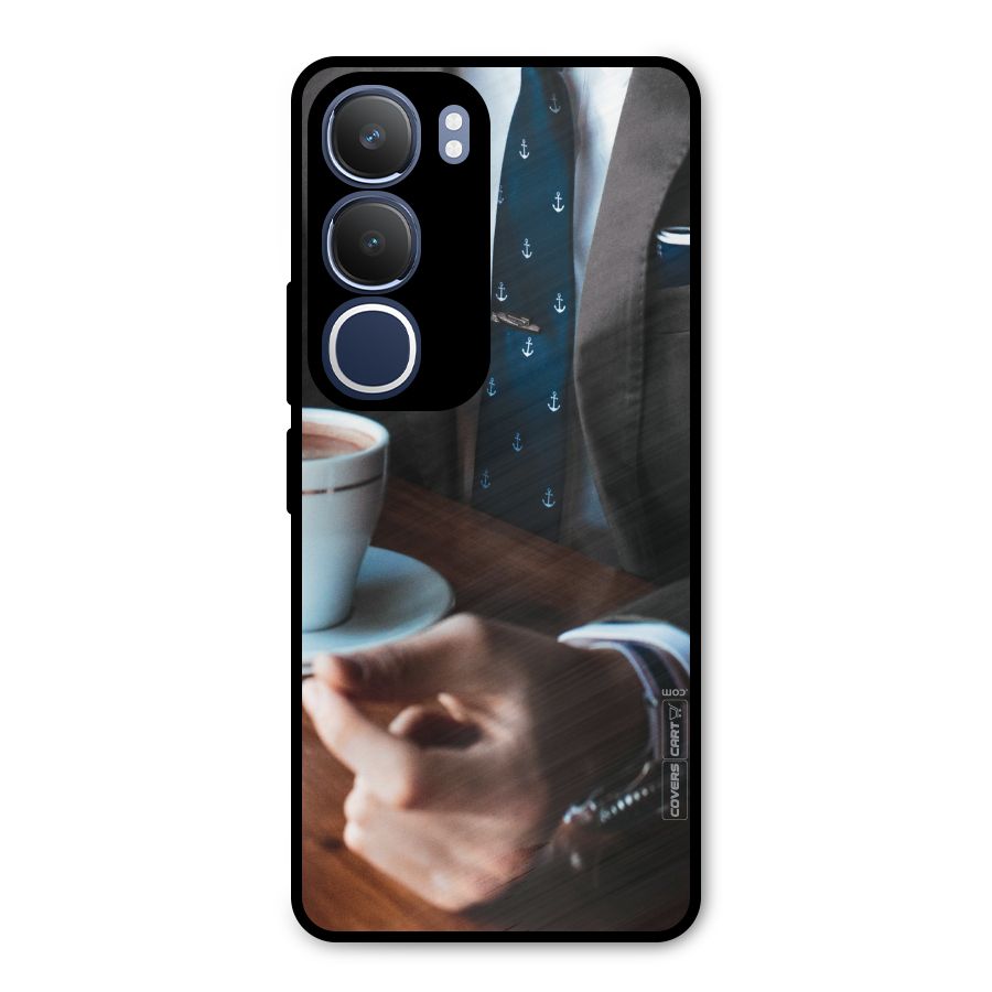 Dapper Suit Metal Back Case for Vivo Y29