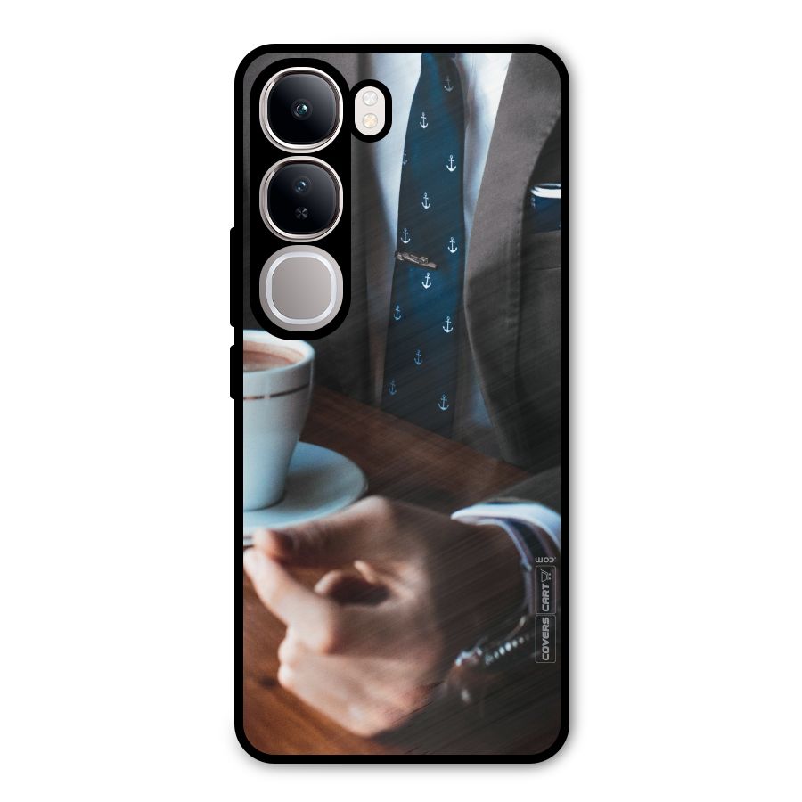 Dapper Suit Metal Back Case for Vivo Y300