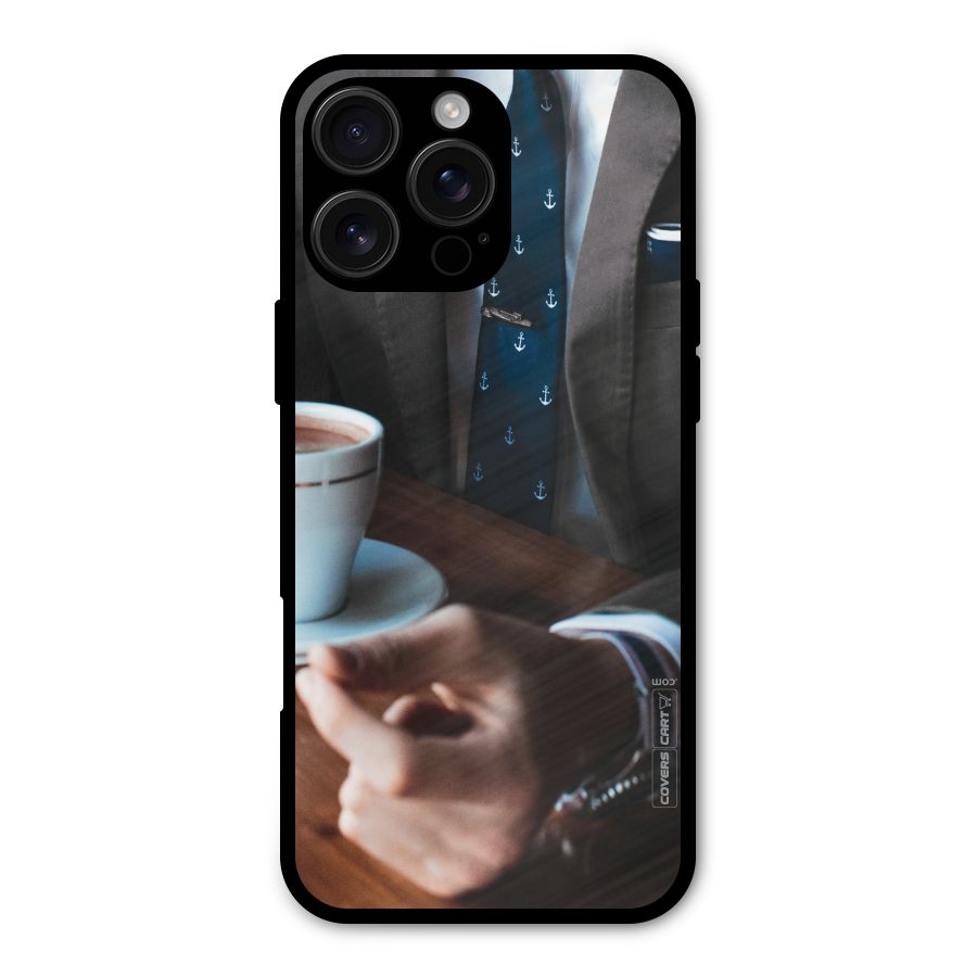 Dapper Suit Metal Back Case for iPhone 16 Pro Max