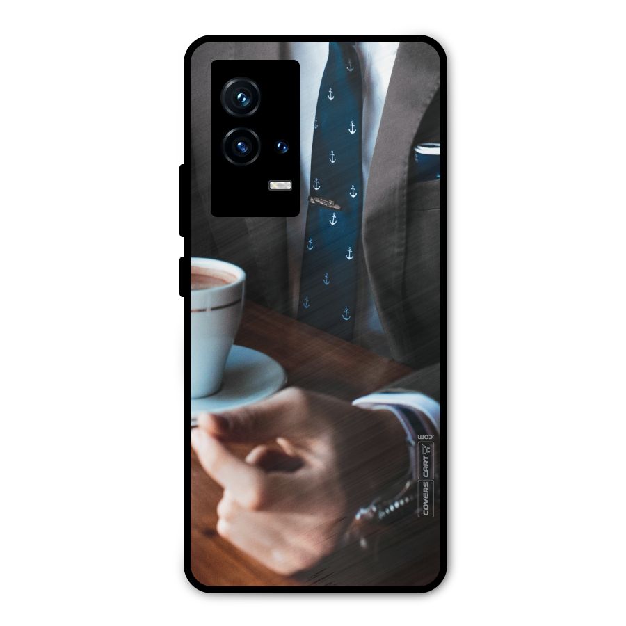Dapper Suit Metal Back Case for iQOO 9 5G